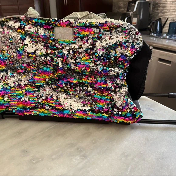 Limited Too Vintage Sequin Rolling Tote - Picture 3 of 4